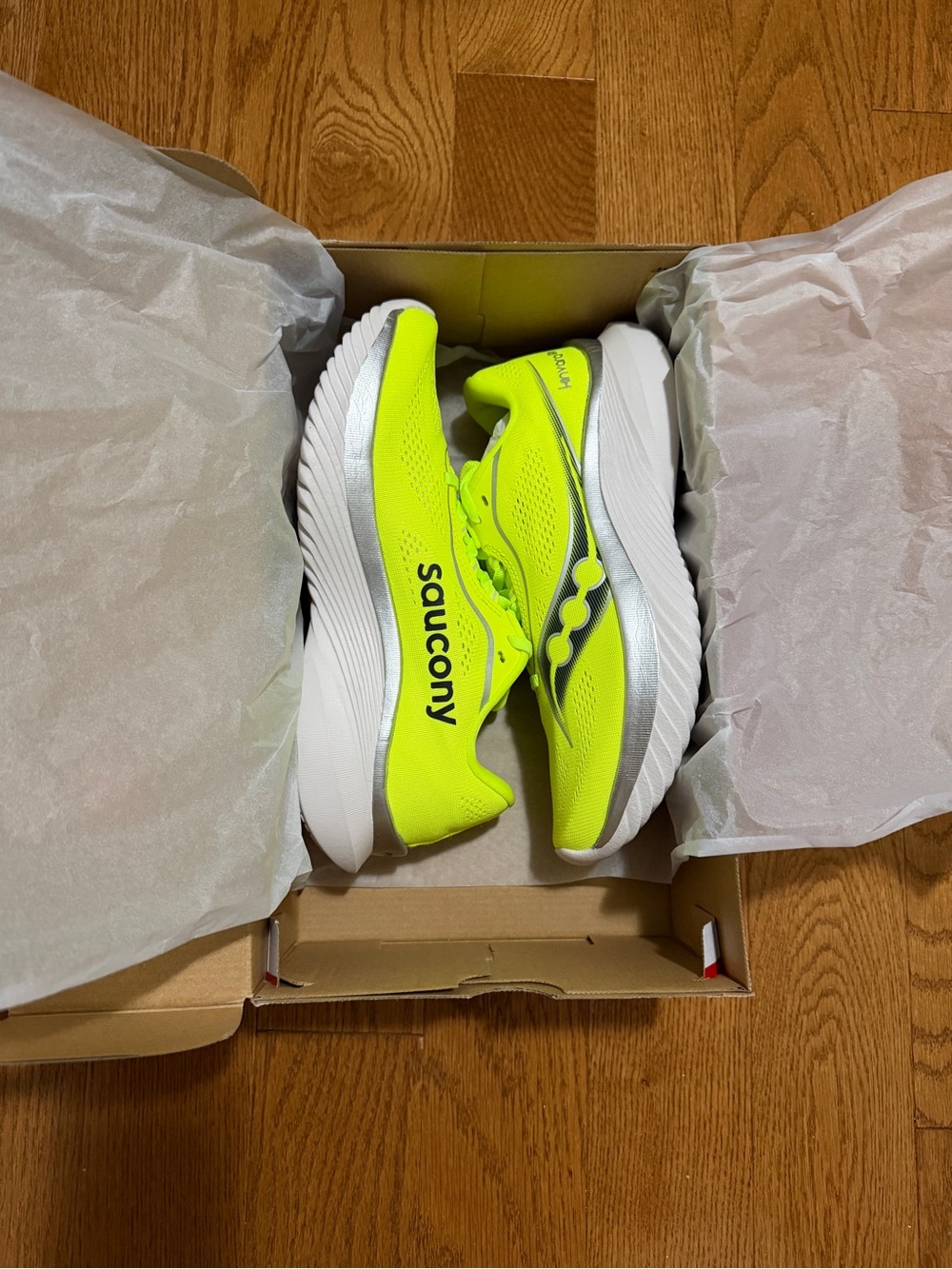 Saucony Women's Neon Yellow Running Sneakers